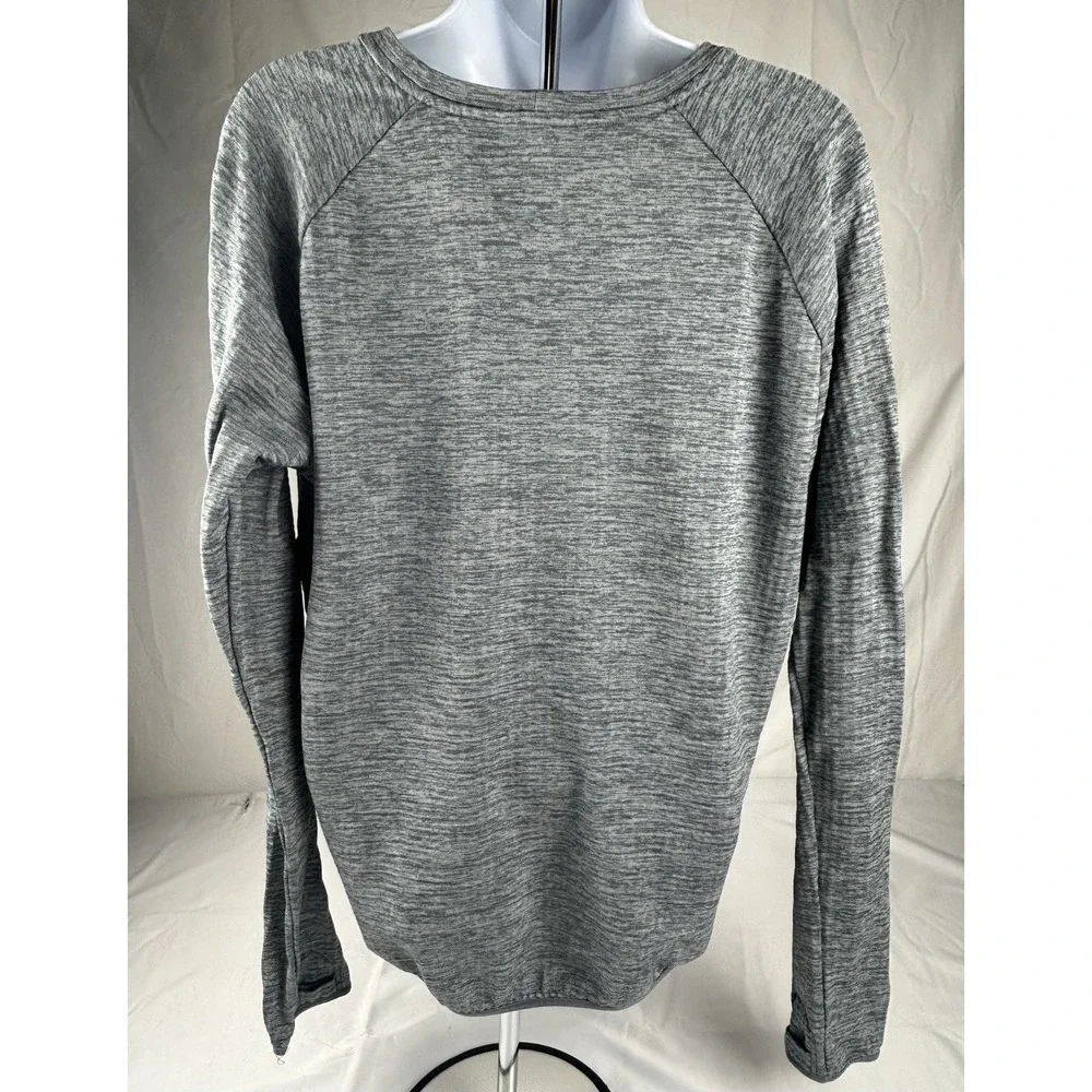 NEW Nike Thermal‎ Long Sleeve Dri Fit Crewneck Running Shirt Grey Womens XL